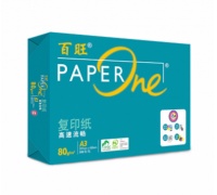 百旺/PaperOne 绿色包装 A3 80g 纯白 5包/...